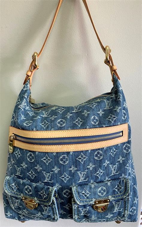 denim louis vuitton shoulder bag|louis vuitton denim bag vintage.